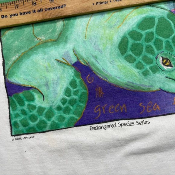 Vintage Palm Beach Turtles Endangered Species Series T Shirt - Picture 5 of 8